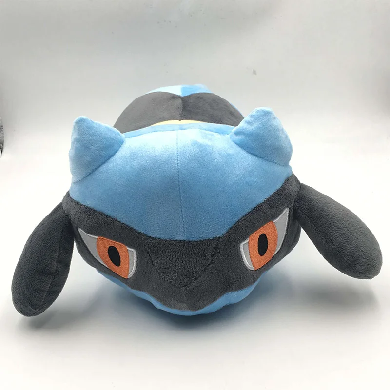 Takara Tomy Pokemon Doll Soft Japan Anime Lucario Crouching Stuffed Peluche Plush Baby Toys Christmas Gift for Children