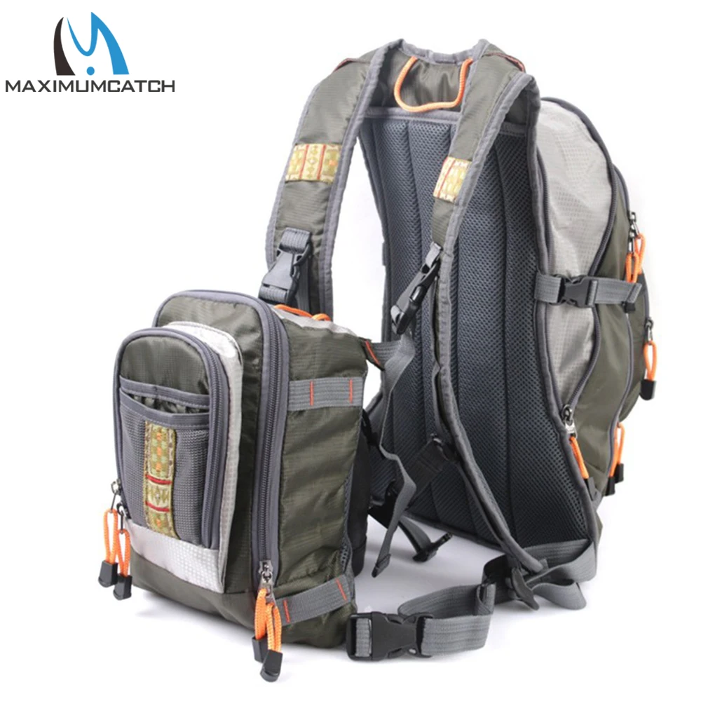 

Maximumcatch DUO Fishing Bag Fly Fishing Backpack with Tackle Chest Pack
