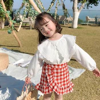 

2020 New Baby Girls Shirt Spring Fashion Kids Girls Blouse 1-6 Years