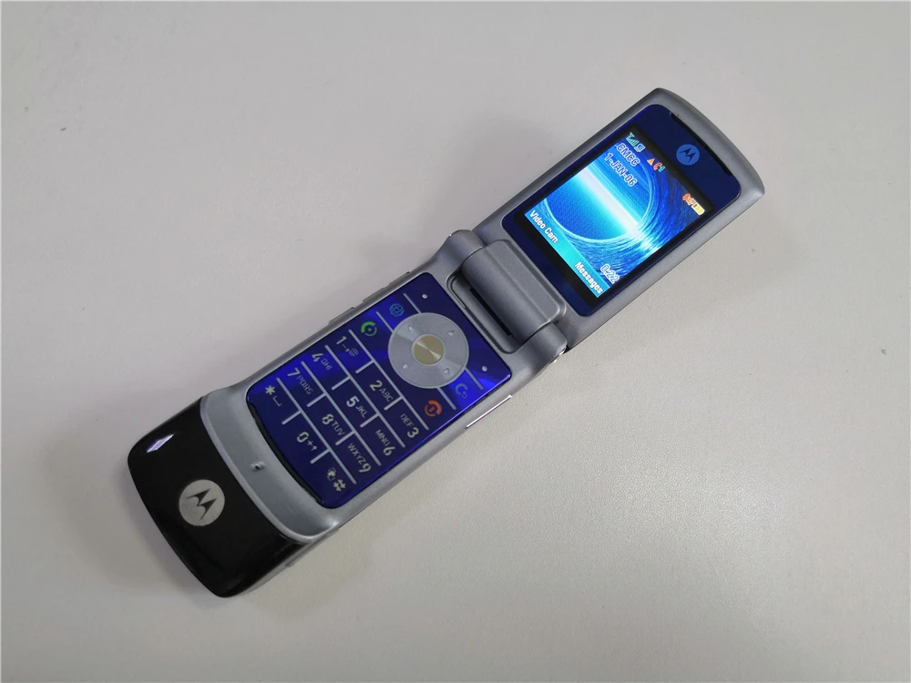 K1 100% Original Motorola Krzr K1 GSM 2MP Camera Bluetooth Java Cellphone Flip Unlocked Mobile Phone apple refurbished iphone