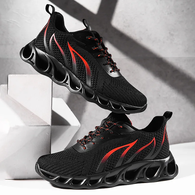 

MEN'S SHOES Summer Mesh Shoes Breathable Cushioning Running Shoes Gym Students Hip Hop Athletic Shoes
