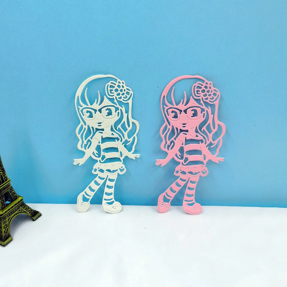 

Girl Combination Metal Cutting Dies for DIY Scrapbooking Album Cardmaking Decorative Embossing Making Greeting Card P Paper