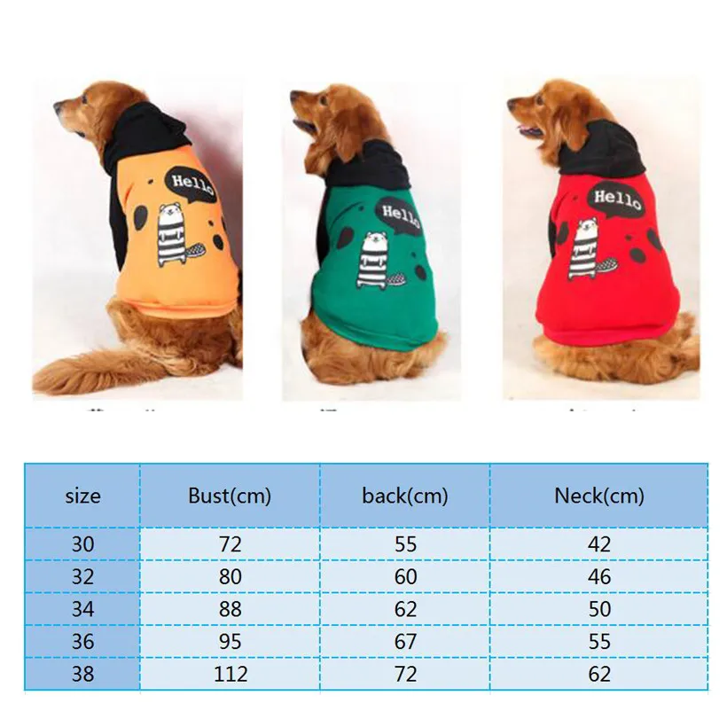 Флисовые Толстовки для собак; Одежда для собак; зимняя одежда для средних и больших собак; худи с черными рукавами; Толстовка для собак с лабрадором и овчаркой
