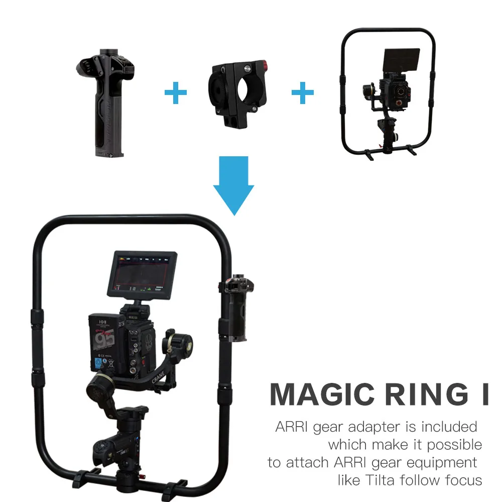 Волшебное кольцо I Handeld RING с адаптером ARRI для стабилизатора одной ручкой ZHIYUN CRANE 3S
