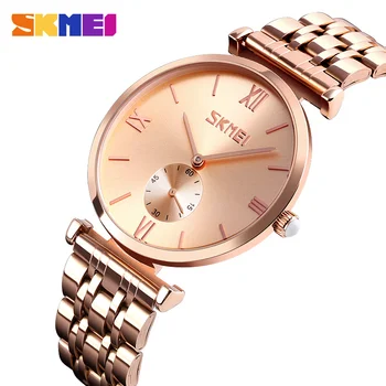 

Fashionable simple watch ladies top brand luxury waterproof 30 meters ladies watch 09198