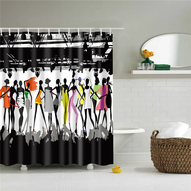 Abstract-African-Shower-Curtain-Prints-Fabric-Polyester-Curtains-For-Bathroom-Waterproof-Bath-Curtain-Hooks-Decoration (3)
