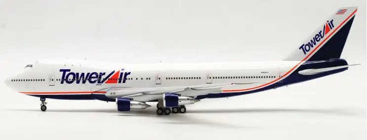 Inflight TOWER AIR BOEING 747-100 N608FF 1/200 модель самолета под давлением