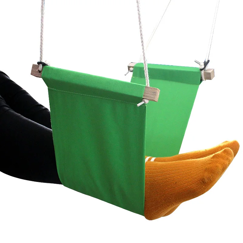 Portable Foot Rest Hammock Lazy Leisure Desk Foot Rest Swing - Temu