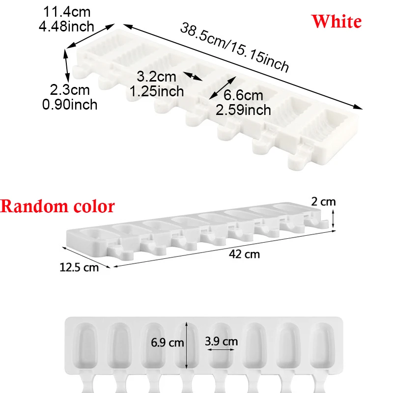 Силиконовые формы для мороженого, формы для мороженого на палочке, формы для мороженого, десерта, барные формы, летние домашние DIY кухонные формы для кубиков льда, лоток