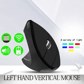 

Left-Handed Mouse Rechargeable Ergonomic Vertical Mice with USB Receiver for PC