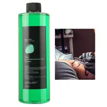 Принадлежности для тату 500 мл зеленое мыло для татуировки очищающее успокаивающее решение для кожи очищающее тату облегчающее аксессуар Перманентный макияж