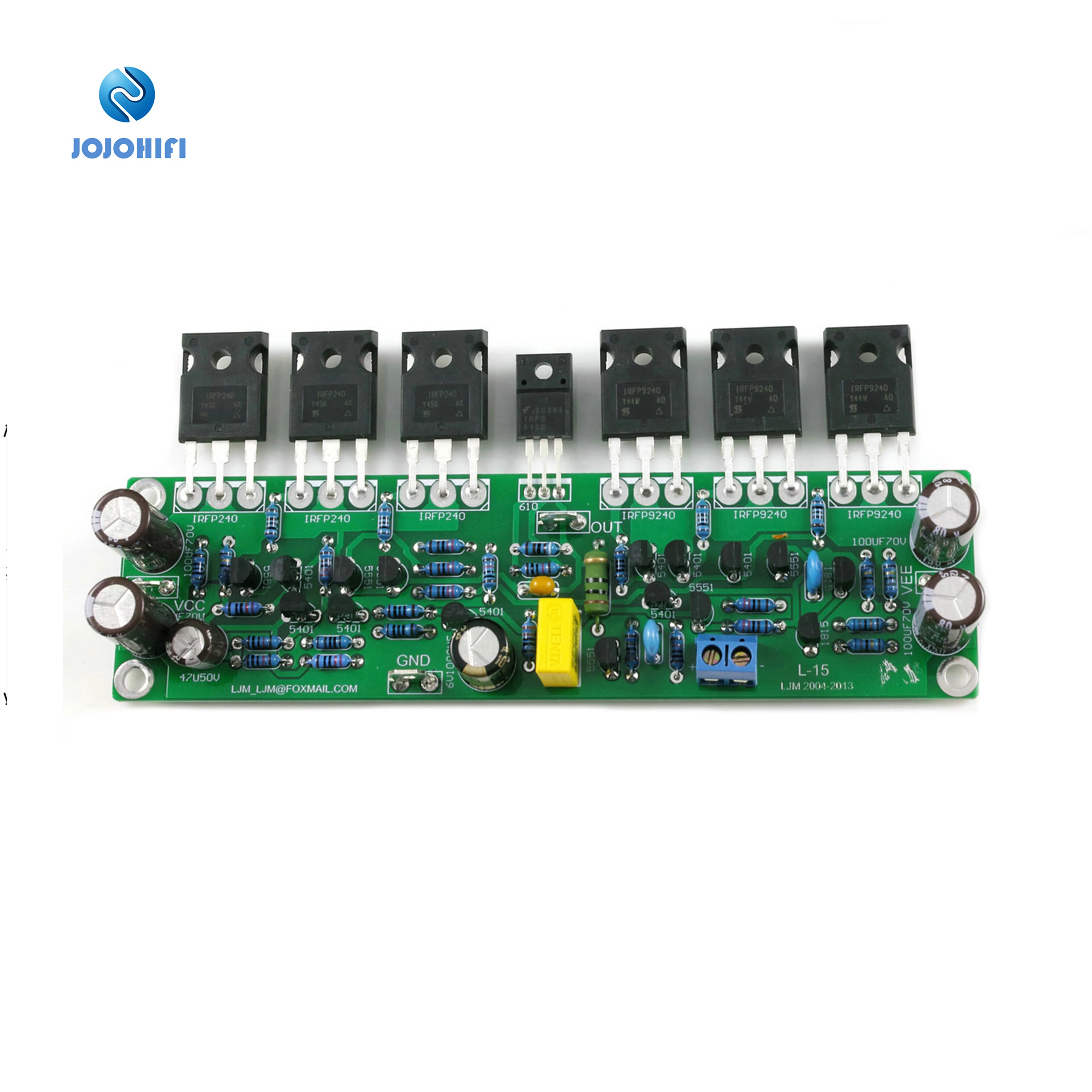 

L15 IRFP240 IRFP9240 Mono FET Power Amplifier Completion Finished Board AMP Assembly Board