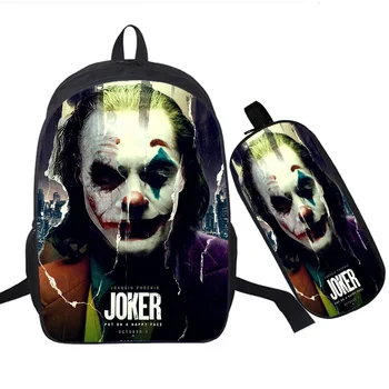 

Joker School Bags Children Boys Girls Bookbag Fashion Beautiful High Quality Backpack and Pencil Bag Students School Supplies