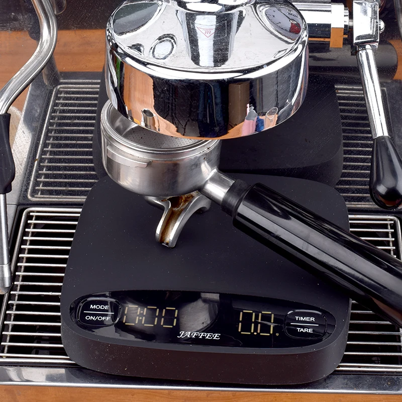  smart coffee scale LED display USB Rechargable automatic taring /timing for esprsso coffee or pour  - 4000570428708