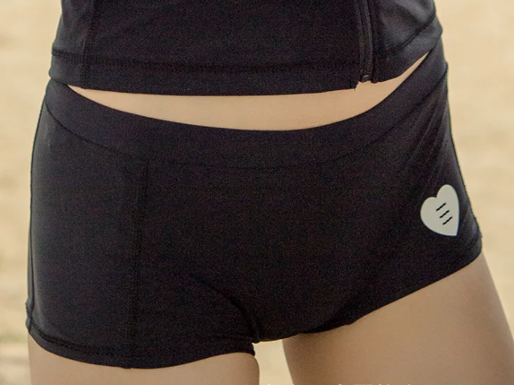 Black Shorts Женский цветочный принт Rashgaurd с длинным рукавом Защита от солнца рубашки для серфинга кожа погружения Топ пляжные купальники - Цвет: Black Shorts