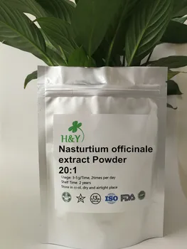 

150-1000g Free shipping hot selling Natural Nasturtium officinale extract powder 20:1 in bulk