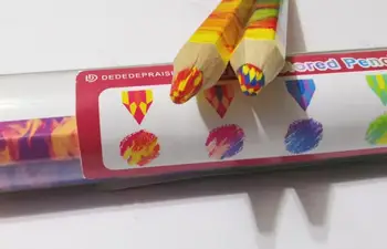 

5pc/set magic Doodling color pencil rainbow pencil lapis de cor multicolored drawing pencil Plomo de arco iris Cor do arco-íris