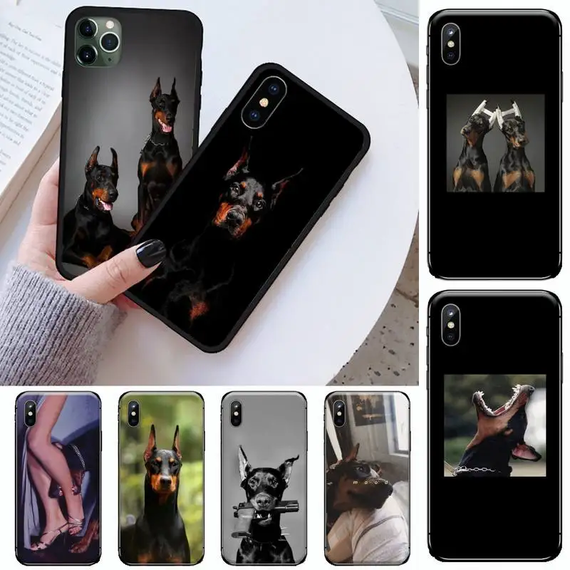 Чехол Doberman для iPhone 11 12 mini pro XS MAX 8 7 6 6S Plus X 5S SE 2020 XR | Мобильные телефоны и аксессуары