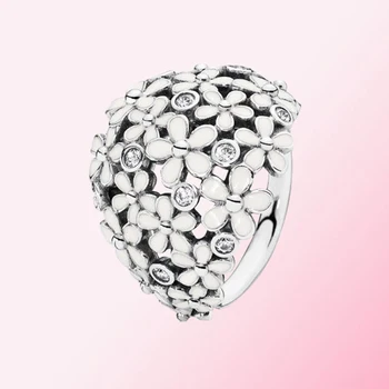 

New 100% 925 Sterling Silver Darling Daisy Bouquet Ring High Quality Ladies Elegance Jewellery Factory Free Direct Shipping