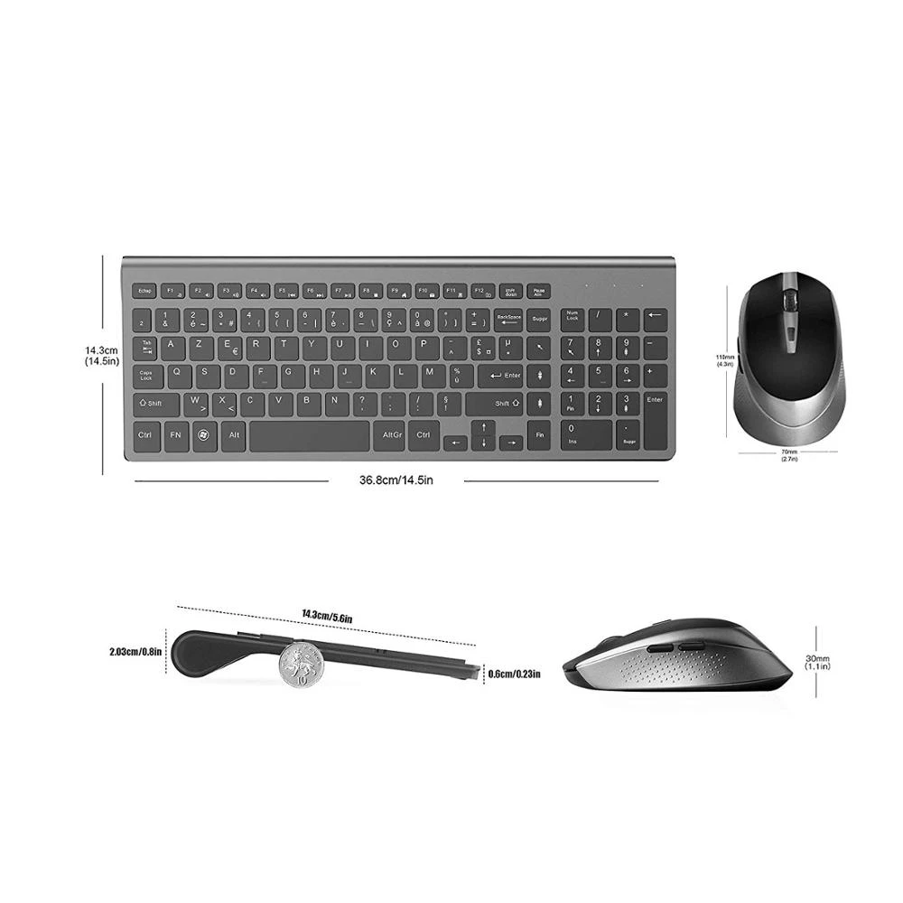 French Keyboard Wireless Mouse Azerty Suitable For Game Pc Player Imac Tv French Keyboard Mouse Wireless Game Keyboard Keyboard Mouse Combos Aliexpress