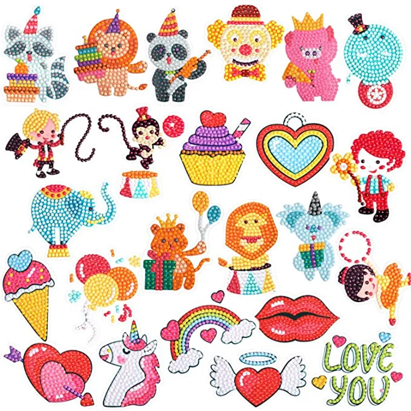 24 шт. набор для рисования стразами|Алмазная мозаика| |