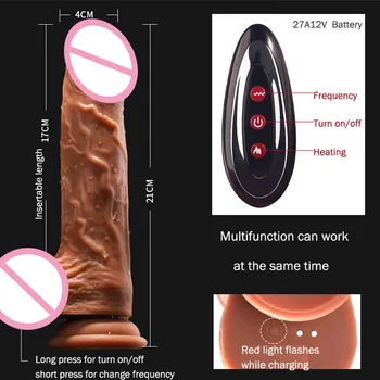 Powerful Telescopic Dildo Vibrator Realistic Dildos for Women Erotic Toy for Adult Big Penis Suction Cup Dildo Vibrators Sextoy 2