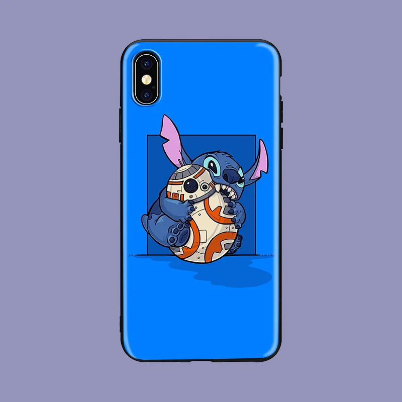 Ohana coffee с милым рисунком Стич мягкий силиконовый черный чехол для телефона iPhone 11 pro 5 5S se 6 6s 7 8 plus X Xs XR max