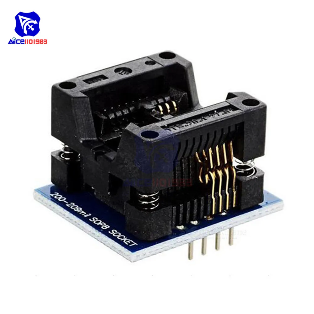 

SOIC8 SOP8 to DIP8 Programmer Adapter Socket Converter 200mil Wide Chip