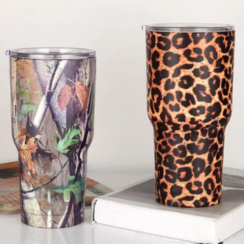 

30oz Stainless Steel Car Ice Cup Travel Mug Insulated Tumbler Camping Double Wall Vacuum Insulation Water Coffee Cups with Lid