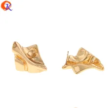 Сердечный дизайн 100 шт 17*23 мм модные ювелирные изделия/Серьги-гвоздики/неправильной формы/простые серьги ювелирные изделия/ручная работа/женские серьги