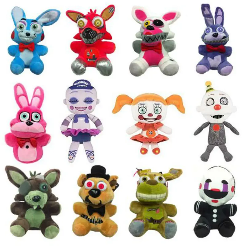20 Стиль см с рисунком персонажей из игры пять ночей в Фредди плюшевые игрушки Five