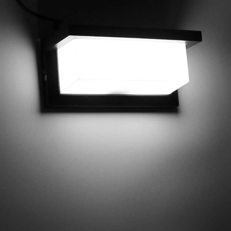 18W Led Wall Light Waterproof Ip66 Door Light Modern Led Wall Light Radar Motion Sensor Courtyard Garden Outdoor Light Ac85~265V