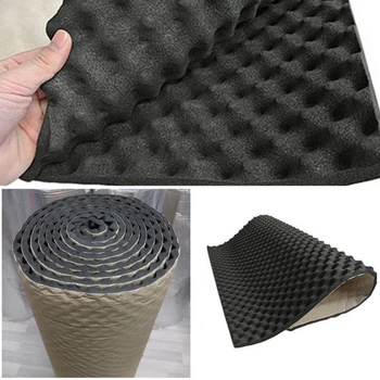 

1m 2cm Car Vehicle Sound Deadener Noise Insulate Dampening Foam Subwoofer Mat