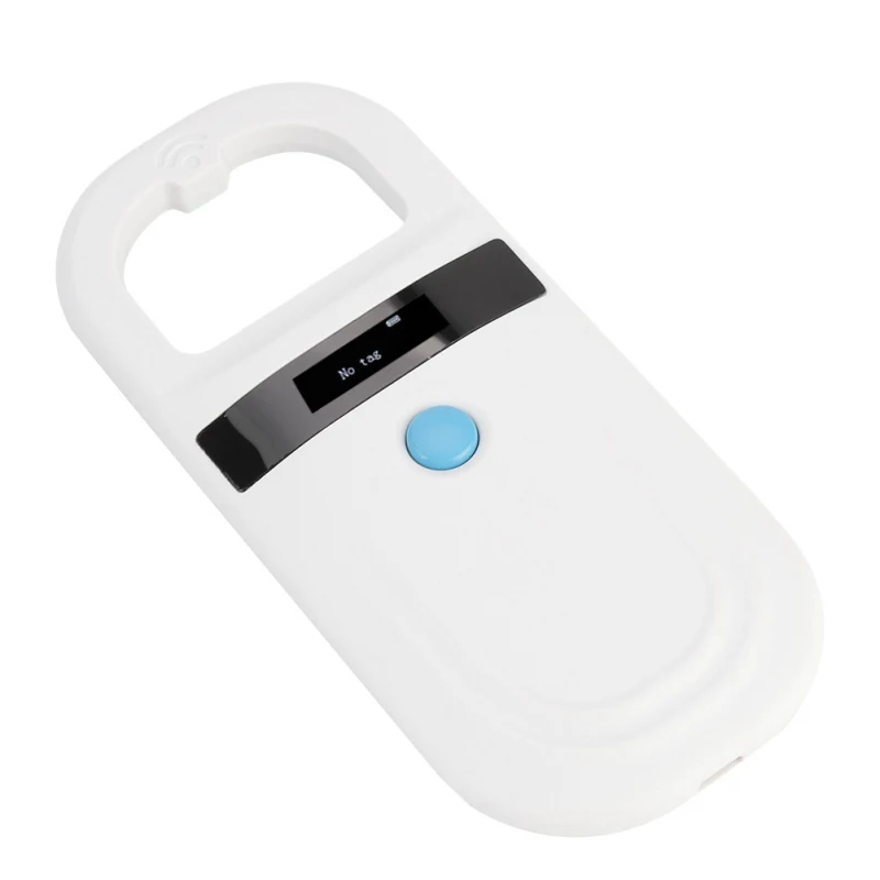 Портативный ISO FDX-B Pet RFID чип-ридер перезаряжаемый OLED животное чип ID сканер микрочип сканер ПЭТ тег сканер для собаки кошки