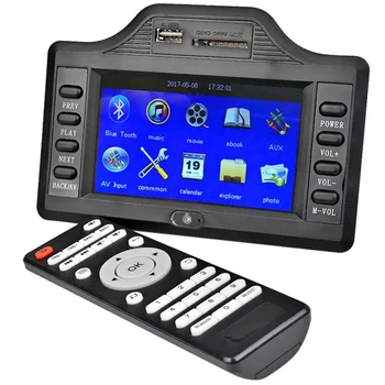 

Subwoofer Bluetooth Amplifier Board 50Wx2+100W 4.3 Inch LCD Bluetooth Receiver Audio Decoder MP4 MP5 Video Decoding DC12V