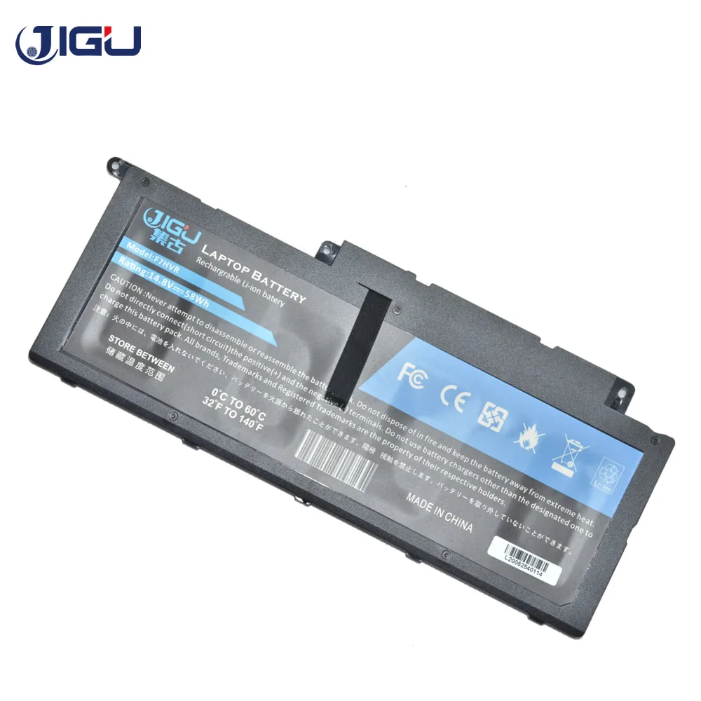 Jigu New Laptop Battery F7hvr 62vnh 451bbdh 7xnp2 451bben For Dell