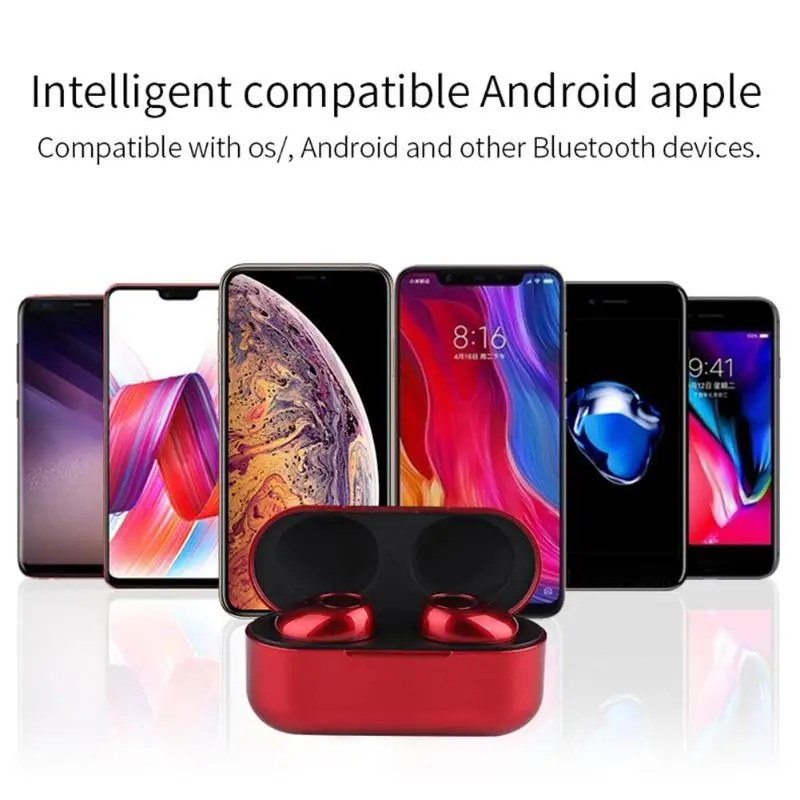 Daywemet K15 TWS Мини Bluetooth 5,0 наушники беспроводные в уши стерео наушники гарнитура с зарядным устройством