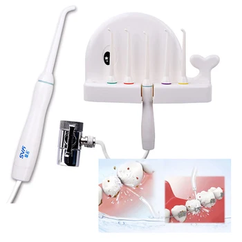 

6 Tips Faucet Oral Irrigator Water Dental Flosser Implements Toothbrush Pick Dental Irrigator Teeth Cleaning Machine Clean Teeth