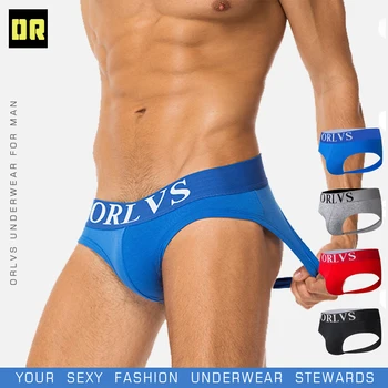 

OR Cotton Jockstrap Gay Sexy Underwear Thong G String Homme Men Panties 5Color M-2XL OR103