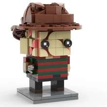 

MOC Doll Cartoon Bricks Model Characters Freddie Building Blocks For Ghost Street Movie Figure Assemble Idea For Children Toys
