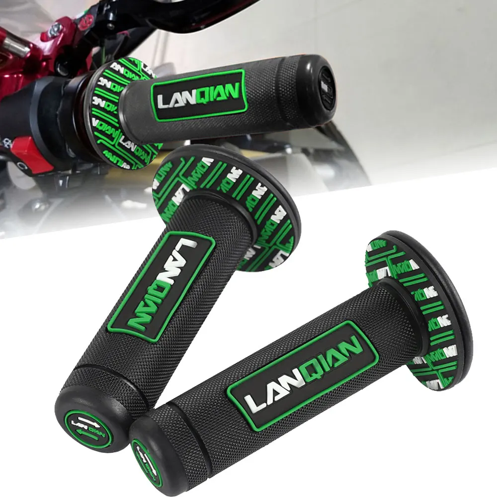 For Kawasaki D-TRACKER KDX KLX 125 140 150 175 200 220 250 300 450 650 SR G L BF S R Dirt Bike Handle Bar 22mm Hand Grip Cover | Автомобили