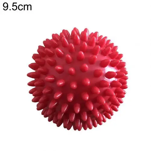 L Red 7,5 см/9,5 см Йога Массаж колючий шар студия Spikey Массажный мяч для фитнеса Spiky стресс Рефлексология - Цвет: L Red