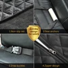 Dog car seat cover luxury quilted car travel pet dog carrier car bench seat cover waterproof pet hammock mat cushion protector