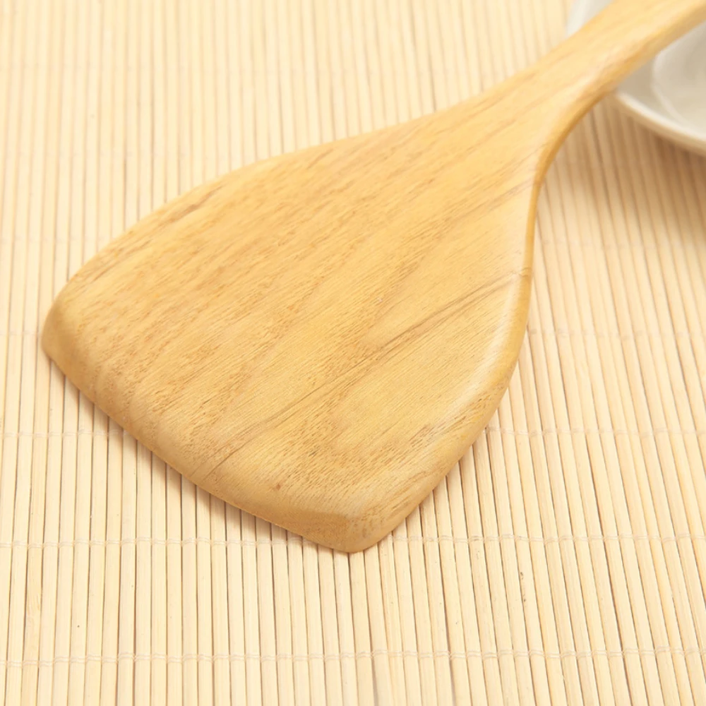 35 см антипригарная сковорода Деревянная Лопатка деревянная лопатка шпатель горшок лопатка ложка для риса Высококачественная кухонная посуда кухонный инструмент