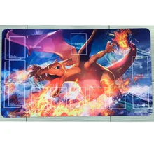 Ptcg pokemon cartão 1st edição charizard combate batalha jogo esteira de mesa 60*35cm jogo coleção cartões crianças presente brinquedos