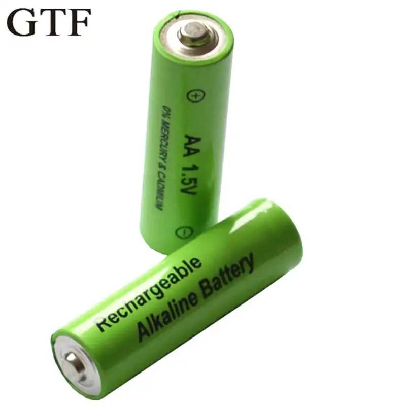 

GTF 1.5V 3000mah AA Battery alkaline Rechargeable Battery for Flashlight heaslamp toy rechargeable Batteries cr123a aa batteria