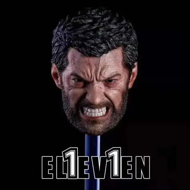 

1/6 Scale Wolverine Head Carving Model Angry Ver. Angry Wolverine Head Fit 12" Male Figure