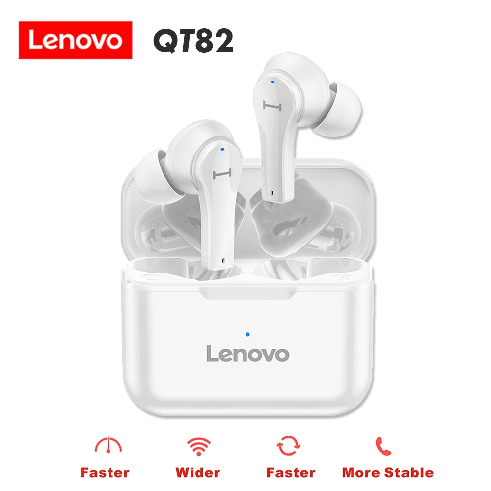 Auriculares  Inalámbricos Lenovo QT82 TWS  Bluetooth  Headset Blanco 