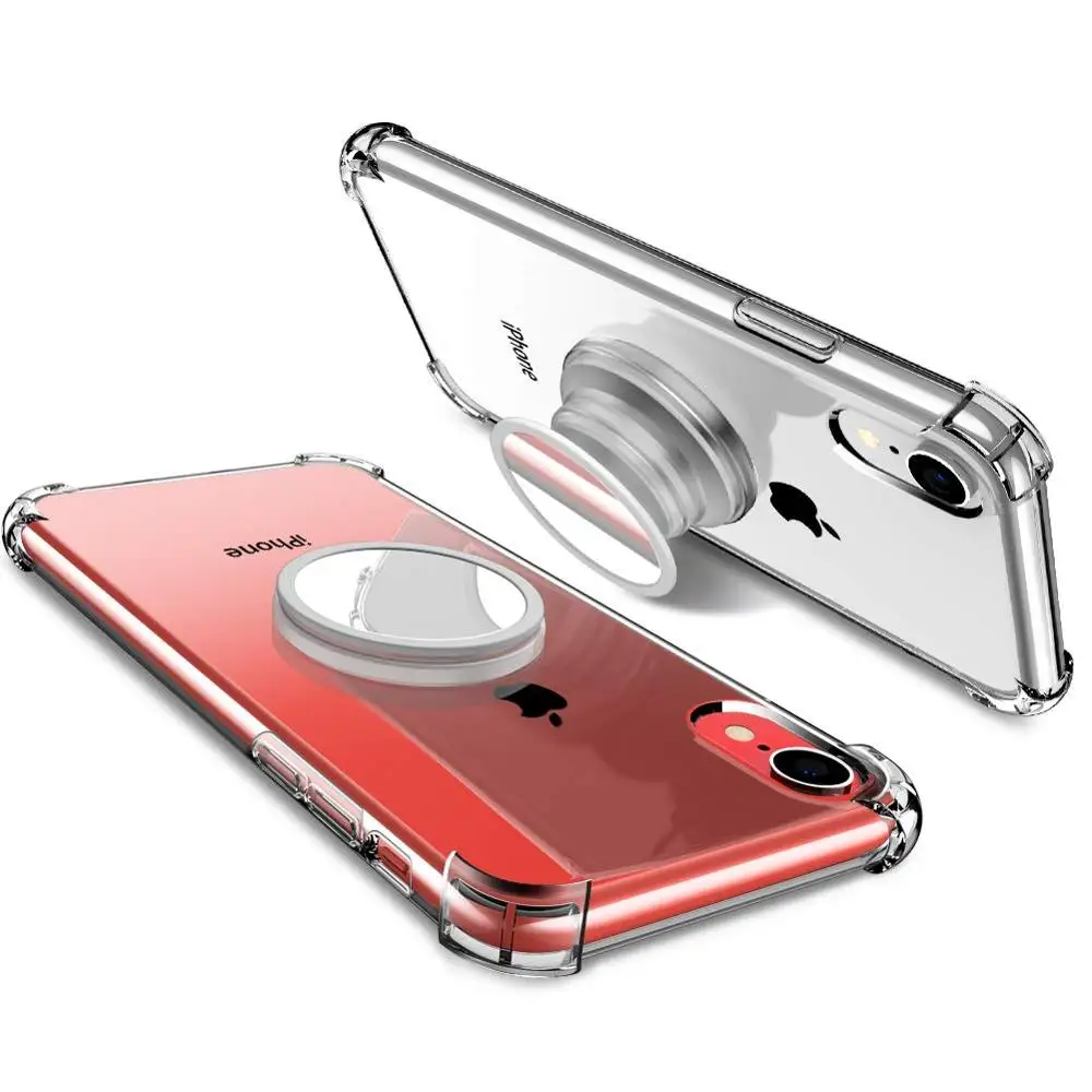Полный защитный чехол для iphone XR 7/8 Sofe TPU Магнитный зеркальный с подставкой| |