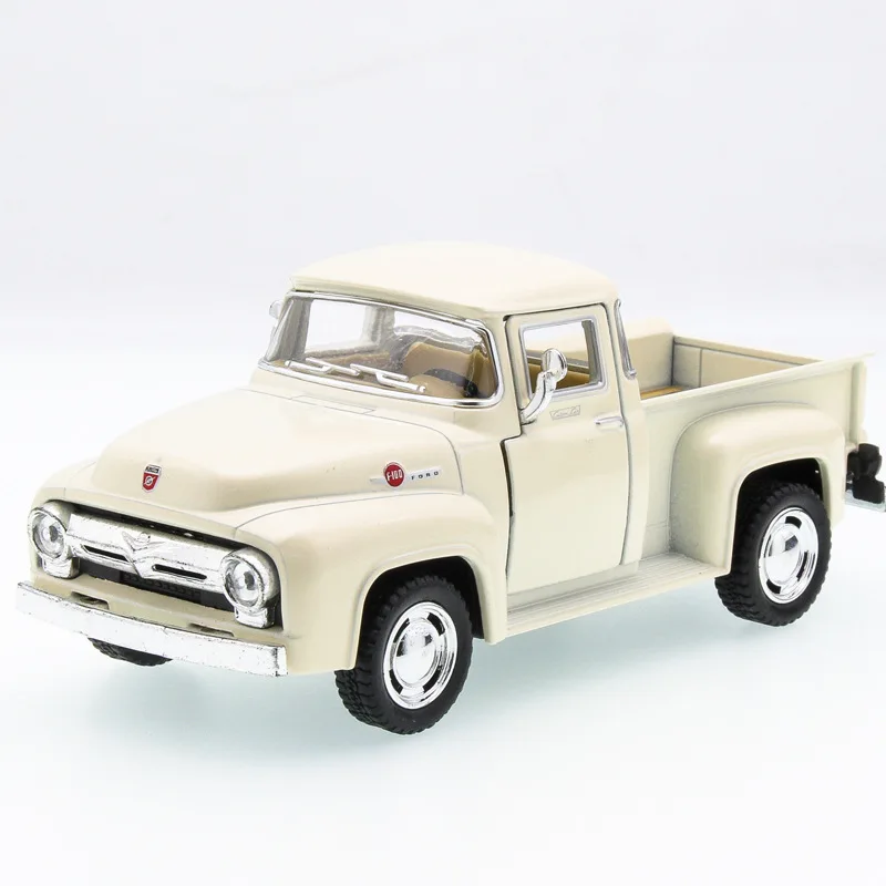 High Simulation Exquisite Diecasts&toy Vehicles: Kinsmart Car Styling 1956 Ford F100 Pickup Trucks 1:38 Alloy Diecast Car Model